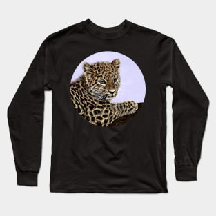 Amur leopard cub Long Sleeve T-Shirt